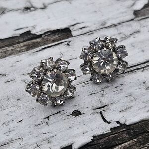 Vintage Rhinestone Earrings